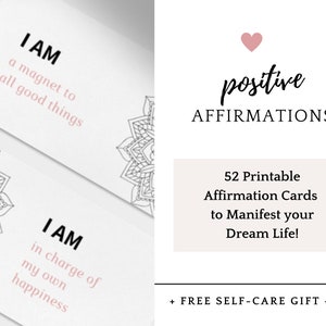 Carte di affermazione positiva: affermazioni piene di energia per trasformare la tua vita!