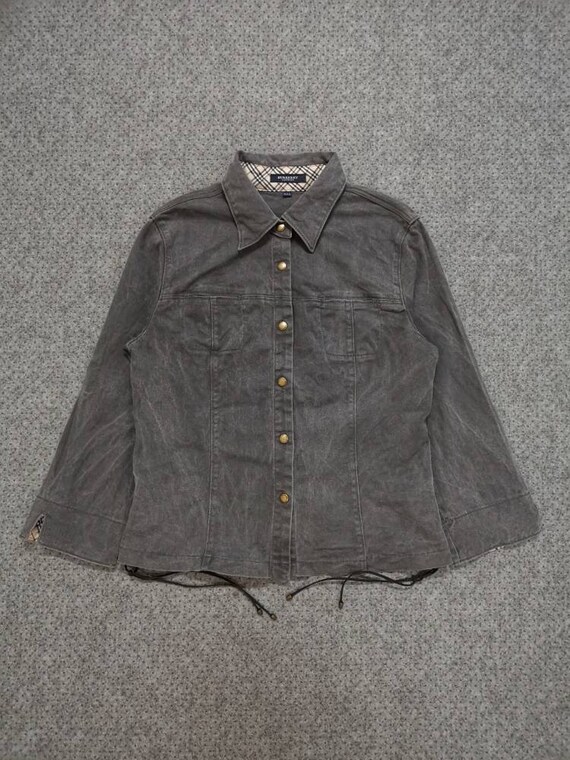 Vintage 90s BURBERRY LONDON Jacket denim jeans but