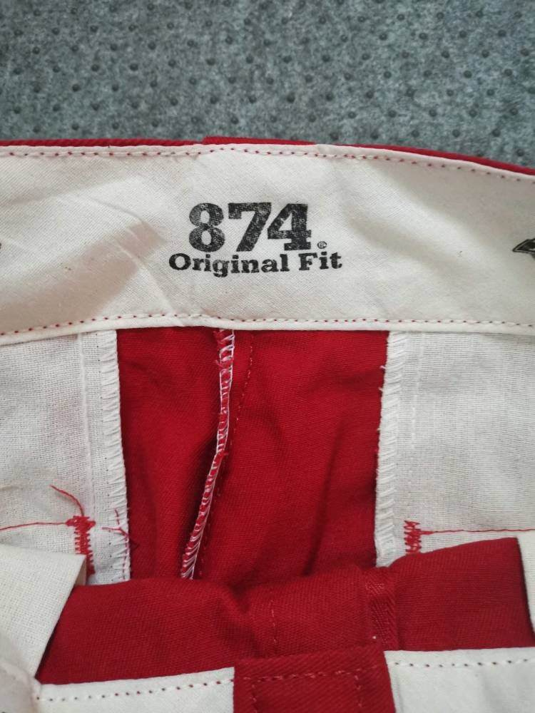 Vintage 90s DICKIES Pants Made in Honduras 100% Cotton 874