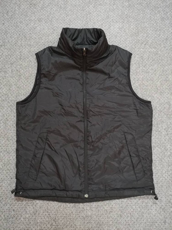 Vintage 90s UNIQLO sleeveless reversible jacket bl