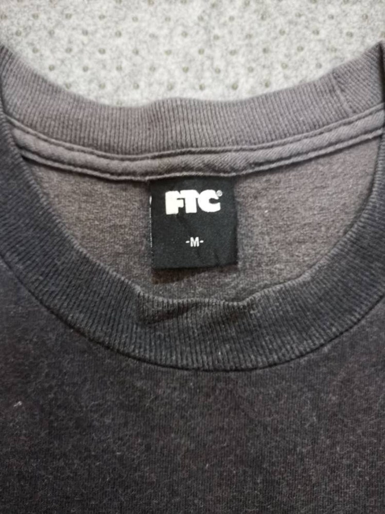Vintage 90s FTC REMEMBER skateboard Tee 100/% cotton one eyes image spellout different font crewneck Black colour streetwear hypebeast size L