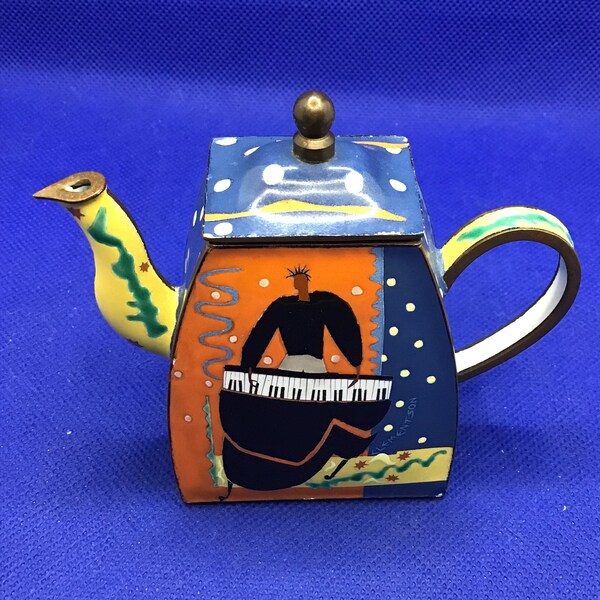 Enamel Mini Teapot Charlotte di Vita Piano Funk JC03