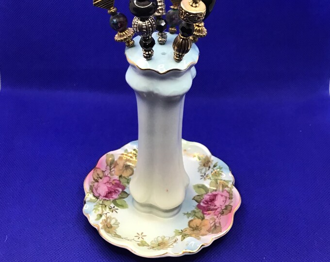 Vintage Porcelain Hat Pin Holder With Handmade Hat Pins Included Etsy