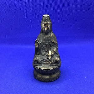 Quan Yin Buddist Statue - Brass/Bronze