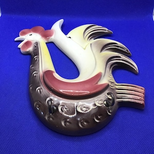 Vintage Ceramic Rooster Key holder