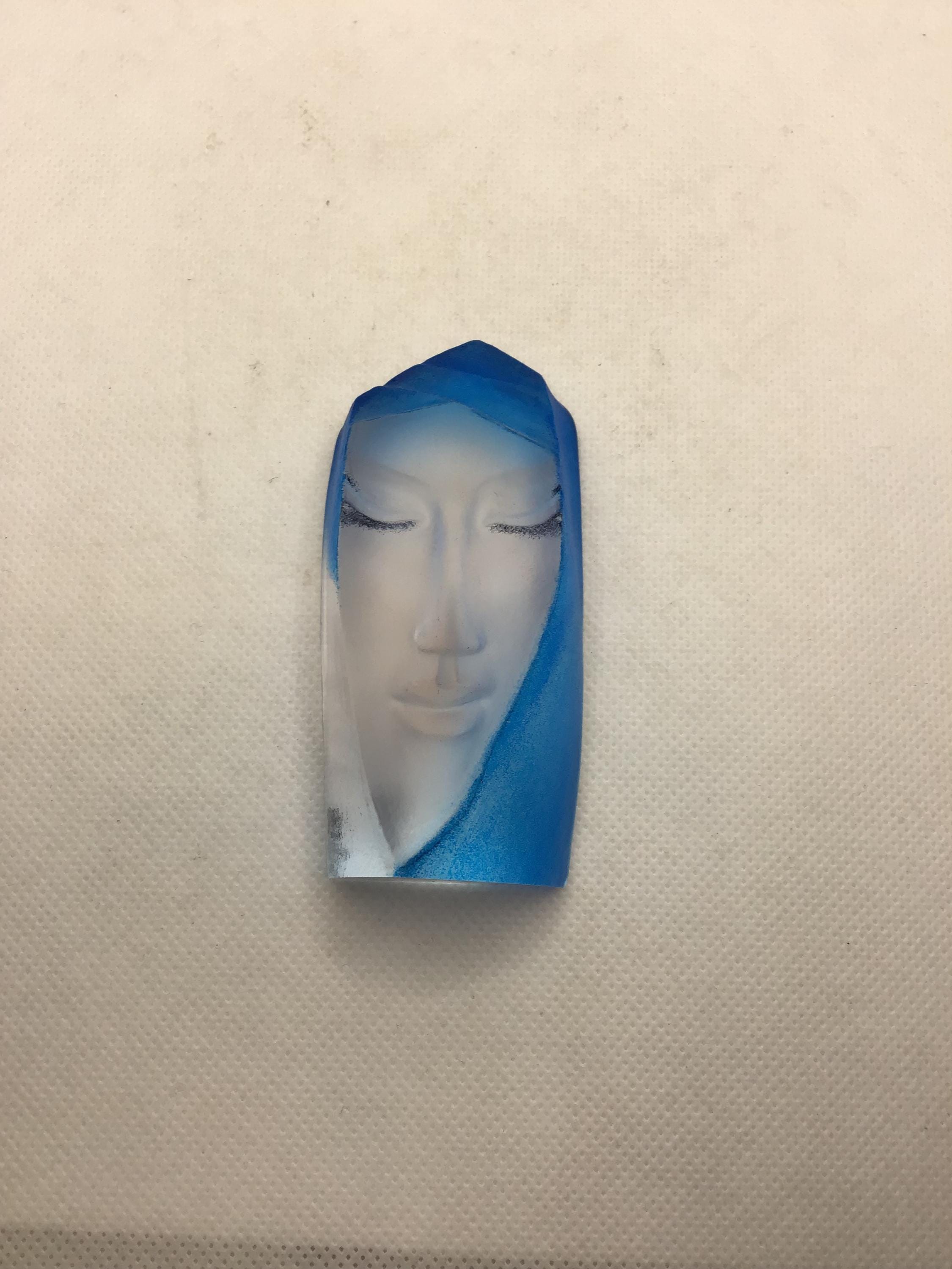 BLUE BATZEBA SCULPTURE Mats Jonasson Maleras Sweden