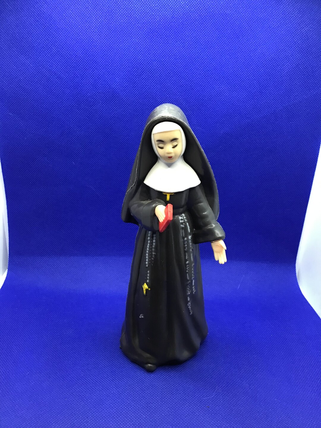 Vintage Hoover Molded Plastic Nun Statue Made in Hong Kong Etsy
