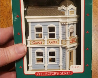 1988 Hallmark Hall Bro's Card Shop Keepsake Ornament