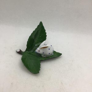 Vintage Herend Hungary Porcelain Rabbit Figurine