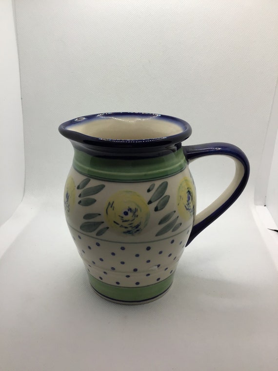 Boleslawiec Polish Pottery Pitcher Made in Poland