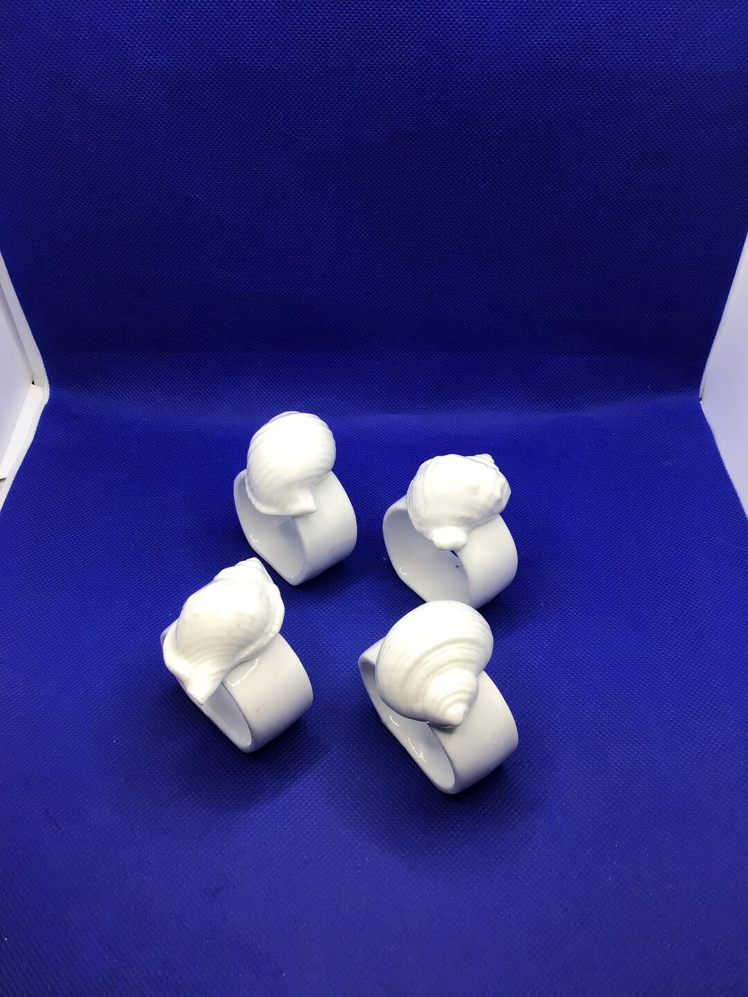 Vintage Conch Shell Napkin Rings, Set of 4, Bone China - Etsy