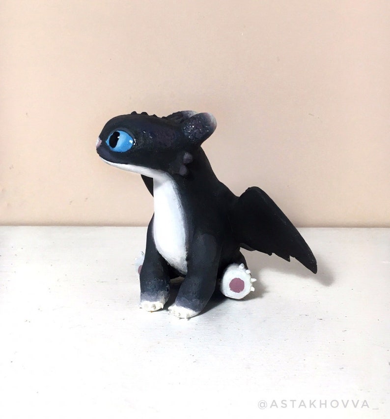 Nightlight Figurines HTTYD Toothless Dragon decor Fairytale Etsy