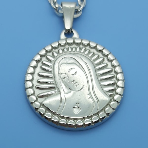 Jungfrau Maria Halskette Heilige Madonna Anhänger unsere Dame Mutter Gottes religiösen katholischen Schmuck