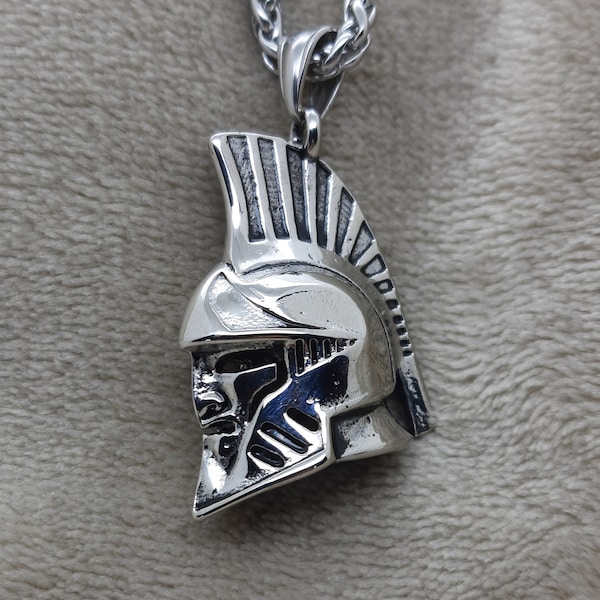 Roman soldier necklace, centurion pendant, roman legionnaire necklaces for men