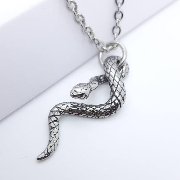 Snake Necklace - Etsy