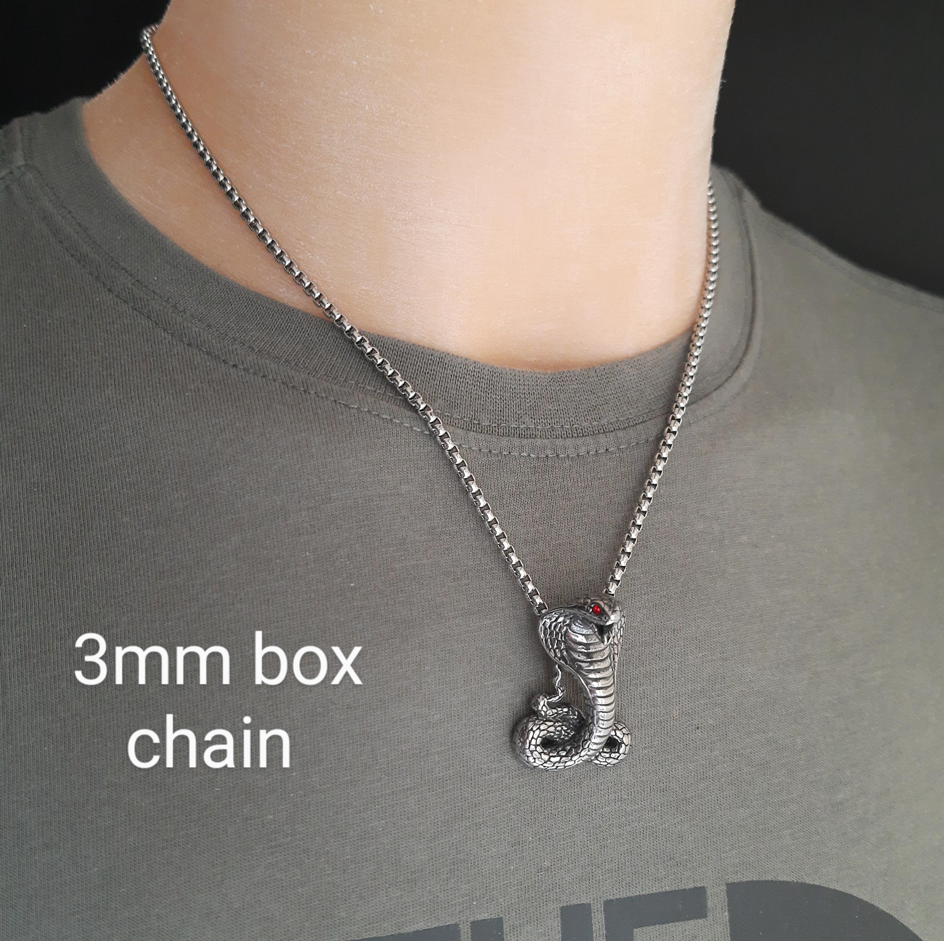 Collana Gotica Vipera Serpente Cupimatch | Choker Rettile In Ottone Per Donna, Gioiello Misterioso In Oro/Argento, Regalo - 2