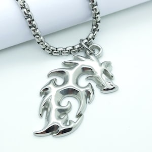 Dragon pendant necklace chinese loong fashion necklaces for men