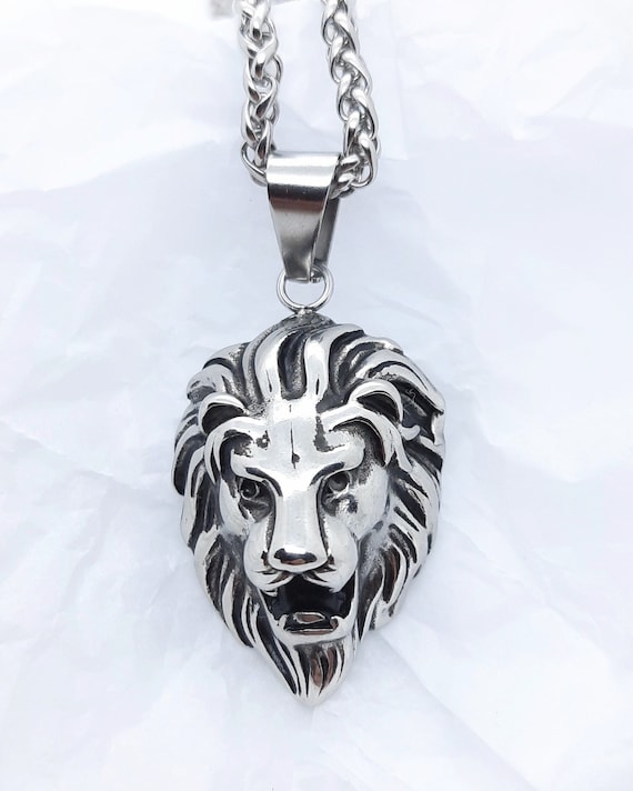 Lion Shield Necklace | Men's Necklaces | King Ice