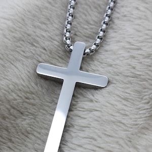 Silver Stainless Steel Jesus Cross Locket At Rs 80/piece In Mumbai | ID - Foto 6