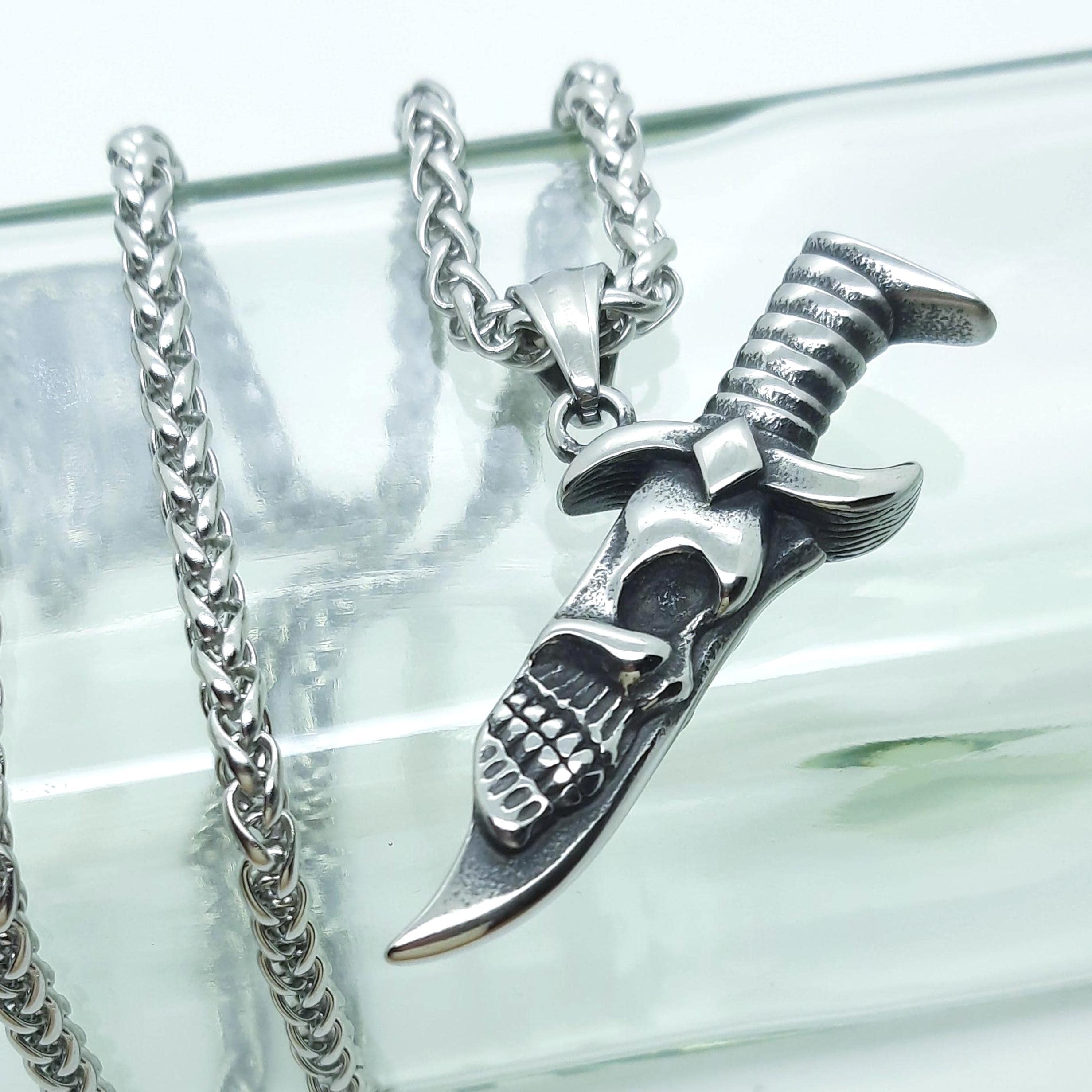 Skull dagger pendant - Etsy 日本