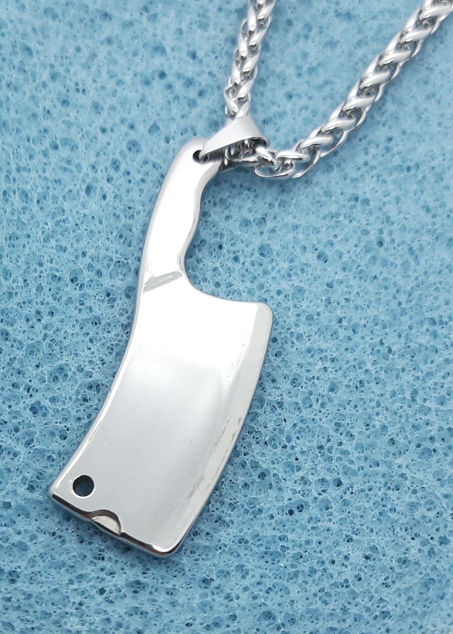 ネックレス・チョーカー BLENDOFF Cleaver Knife Necklace Silver 925 Amazon.com: .925 Sterling Silver 1-1/4