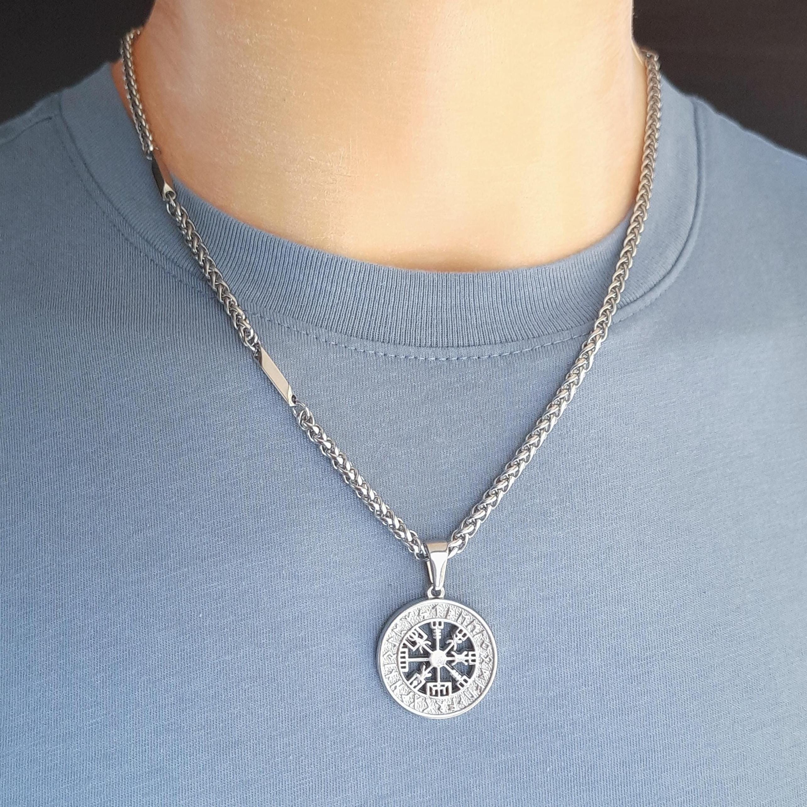 Collana Vichinga - Anello Con Rune, Ciondolo Vichingo, Collana Con Rune - Foto 7