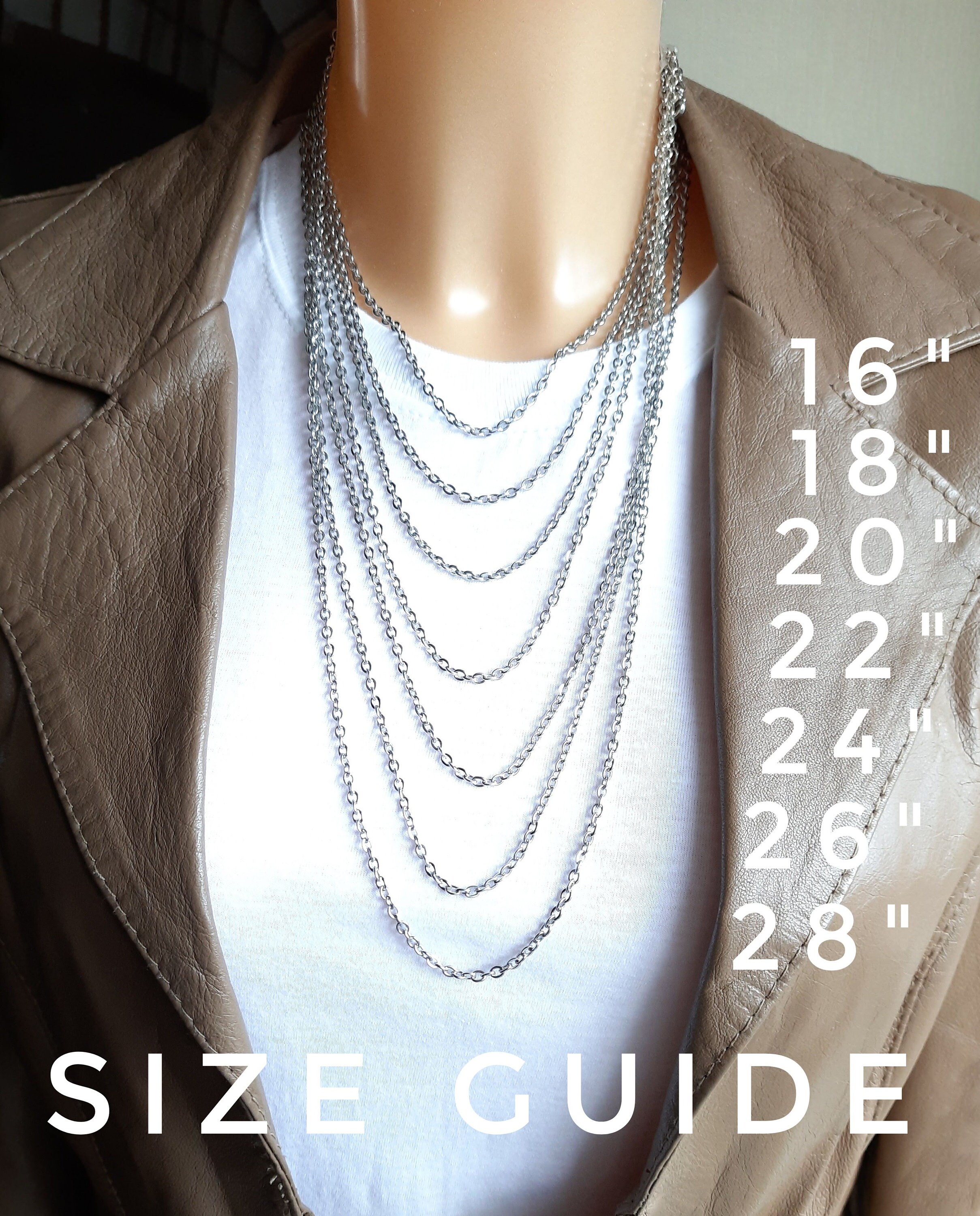 3mm24 Rope Chain w/Scorpion Pendant 2845mm Ben and Jonah Stainless Steel Necklace 3mm24 Rope Chain w/Scorpion Pendant 2845mm Ben and Jonah Stainless Steel Necklace