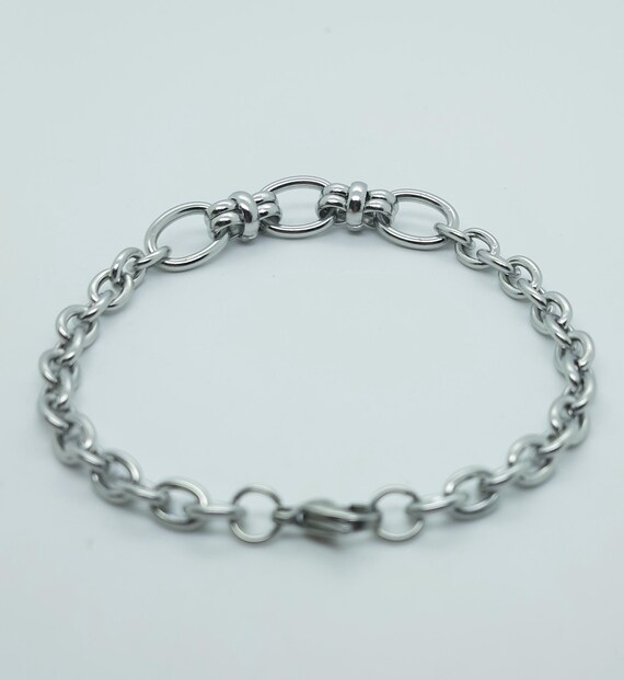 Set Di 4 Bracciali Punk Ragazza Con Catena E Perlina, Oro, Regolabili, Eleganti E Versatili - 3