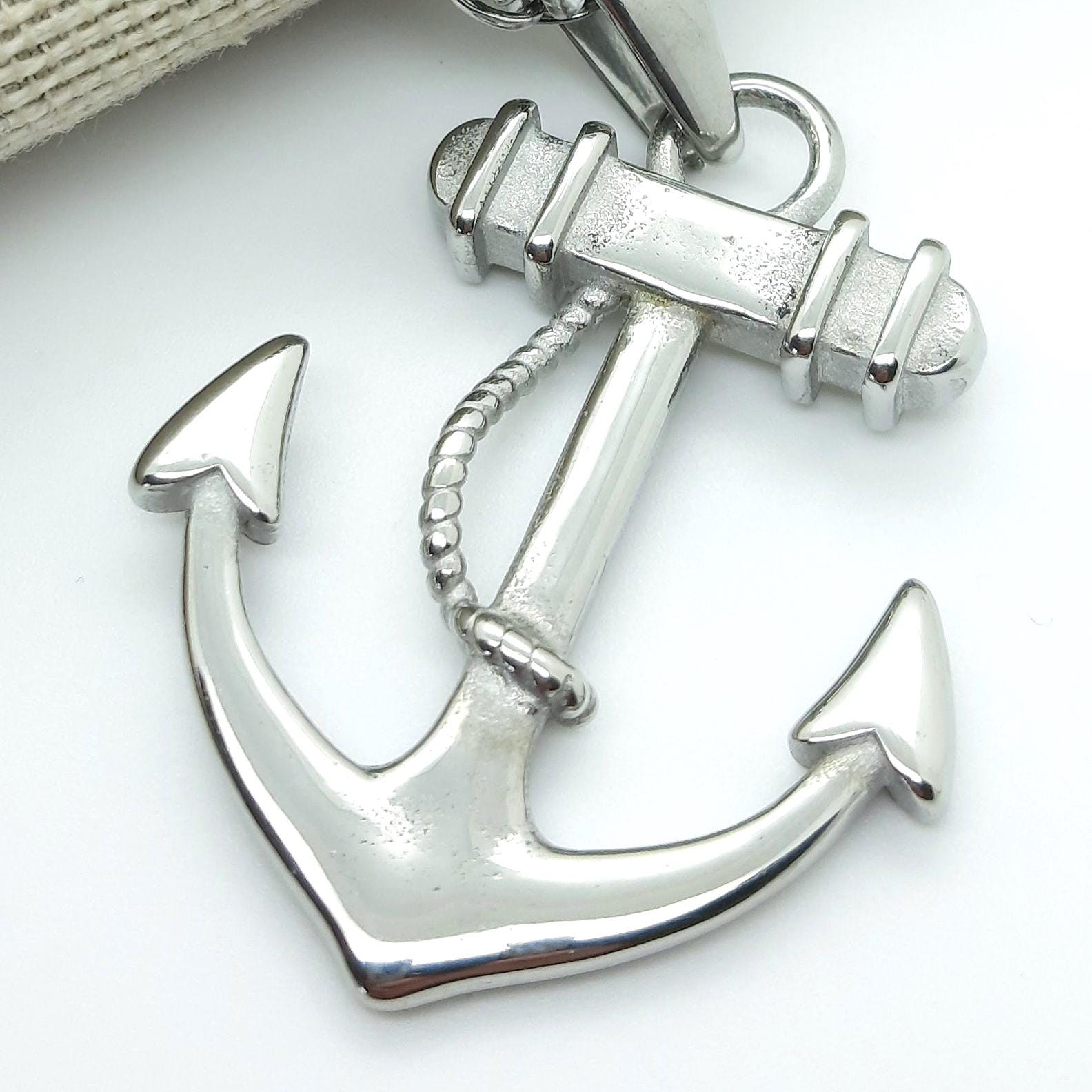 Collier pendentif ancre de navire, colliers marins marins pour hommes - France