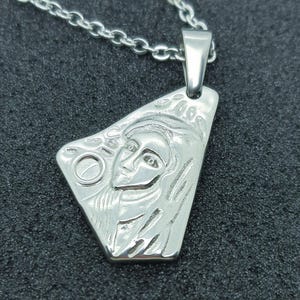 Virgin Mary pendant necklace christian catholic jewellery accessories