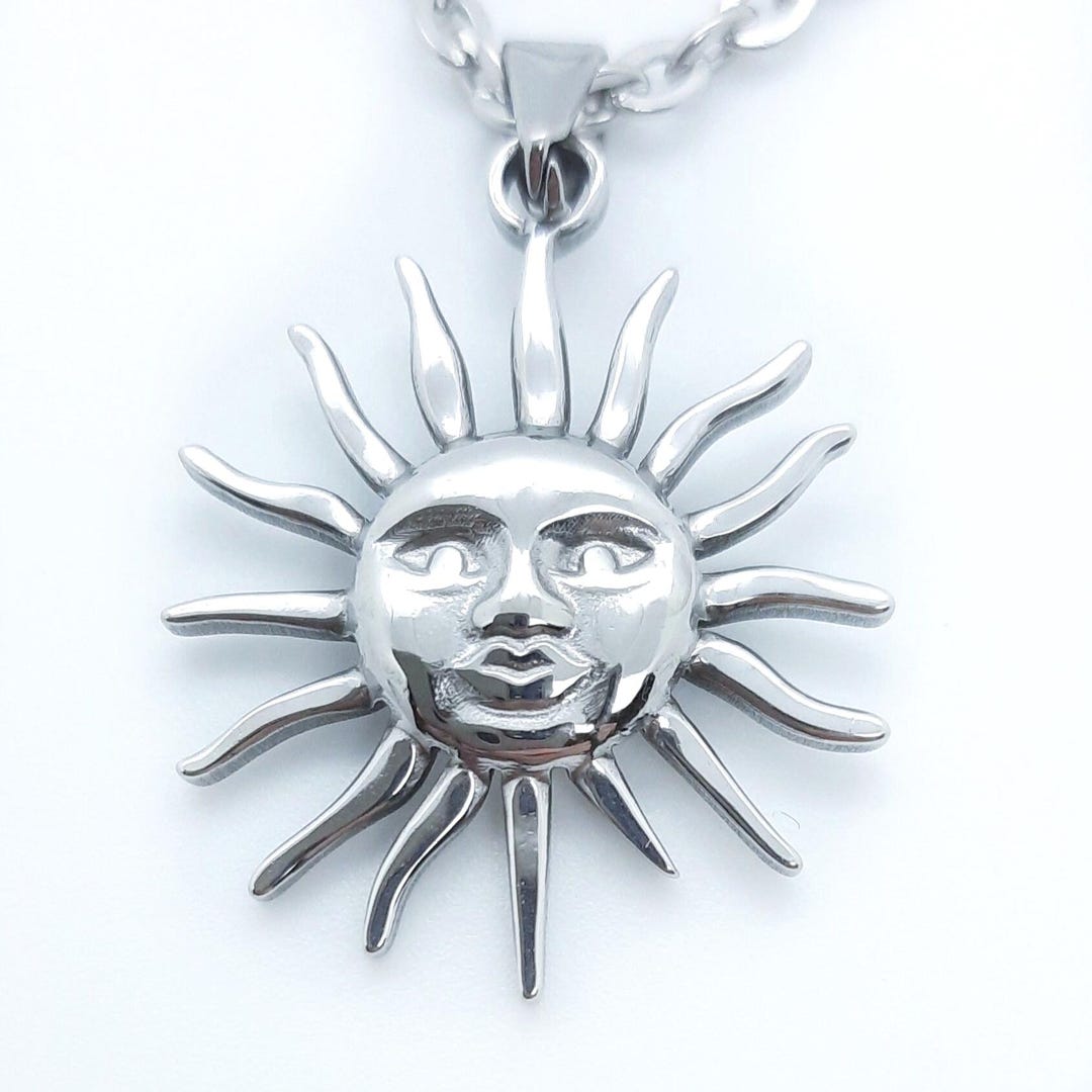 Sun Face Necklace