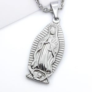 Virgin Mary necklace, Mary pendant, Mother of God, Madonna, Holy Mother, Catholic necklace