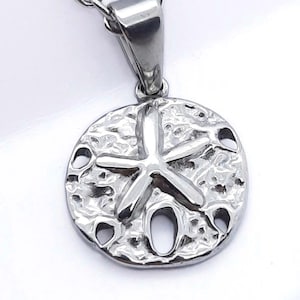 Silver starfish pendant necklace dainty womens starfish sea star marine charm jewellery