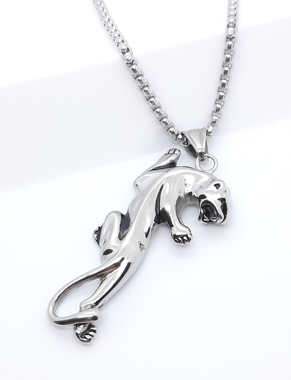 Jaguar Necklace Mens Fashion Necklace Jaguar Pendant Panther Necklaces for Men Gifts for Husbands Dads Necklaces. Etsy Canada