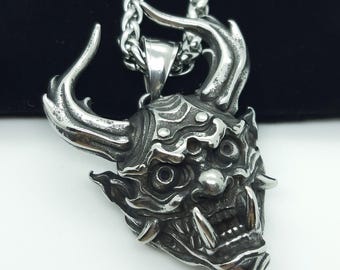 Devil Necklace Demon Satan Pendant Horror Monster Halloween