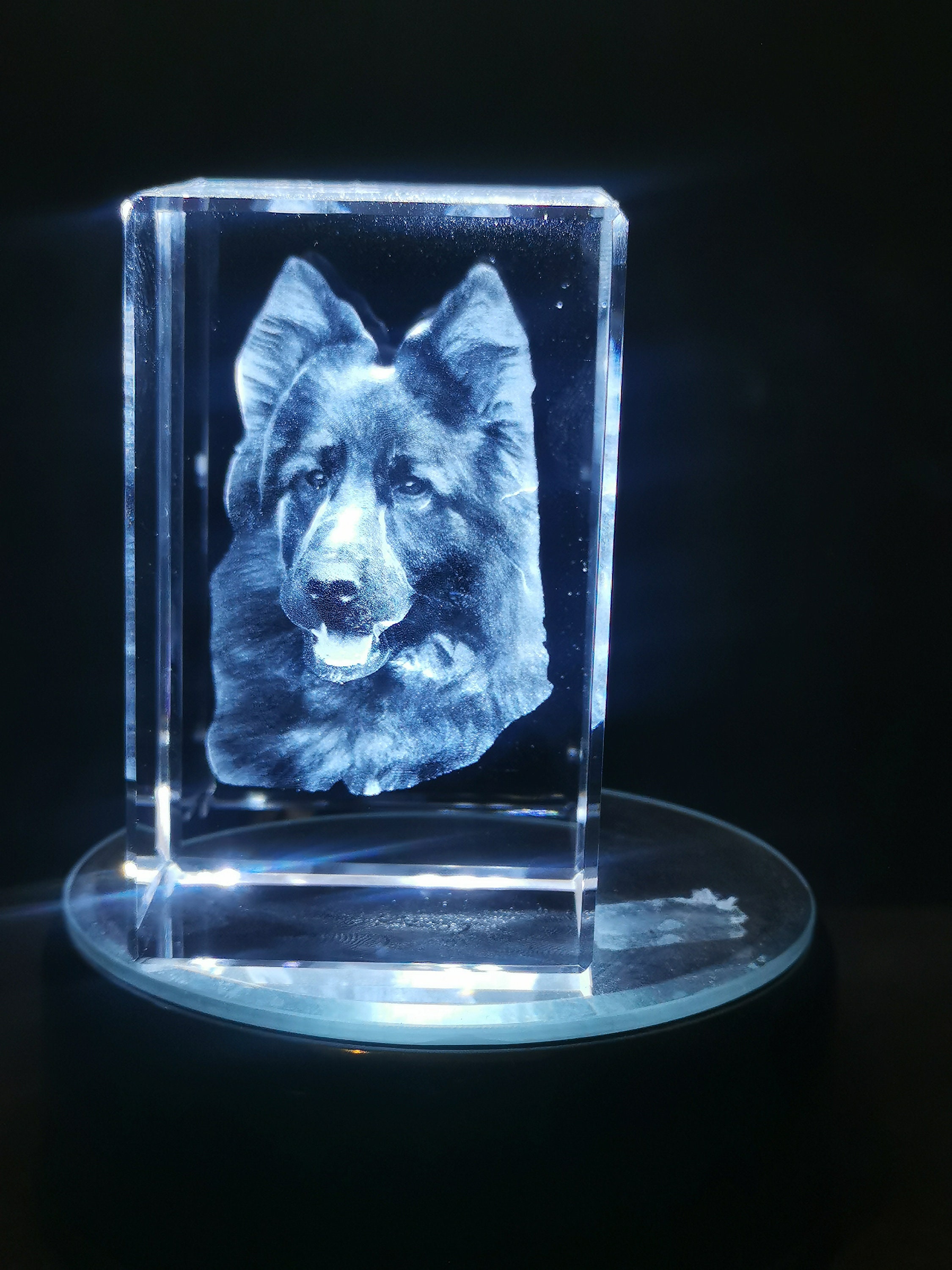 Personalised Laser Etched 3D Glass Crystals One subject Etsy