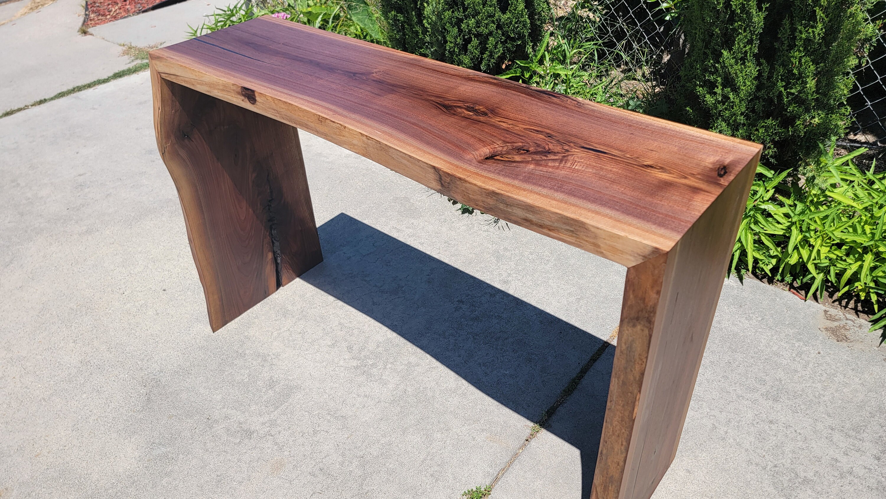 Epoxy Dining Table, Custom Black Epoxy Table, Epoxy Table with Bench,  Walnut Dining Table, Black Epoxy Table and Bench, River Epoxy Bench