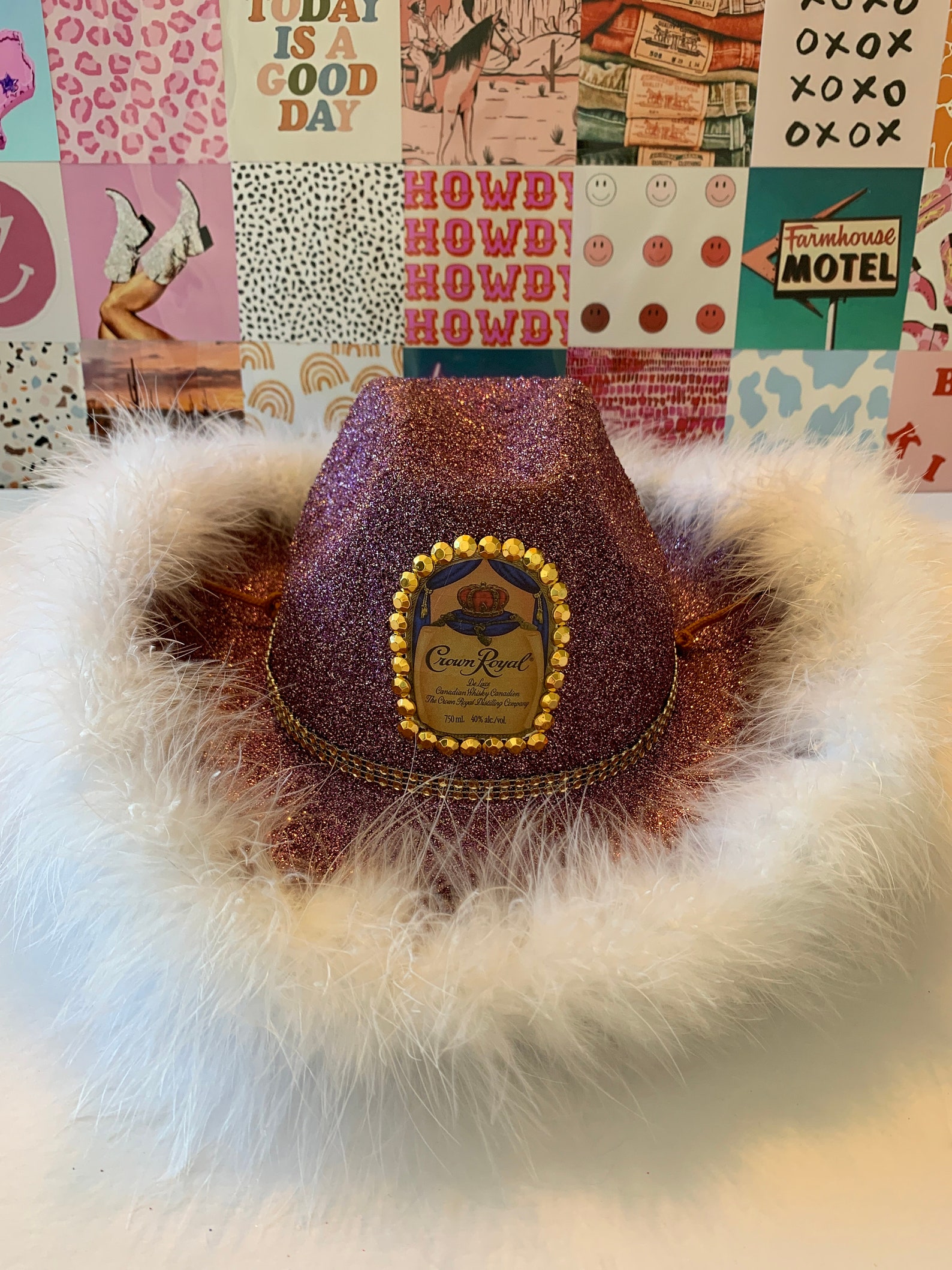 Crown Royal Custom Alcohol Party Cowboy Hat Etsy