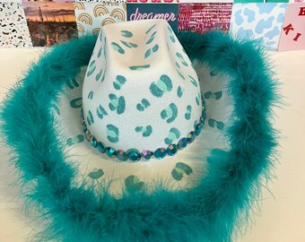 Fuzzy Cowboy Hat - Etsy