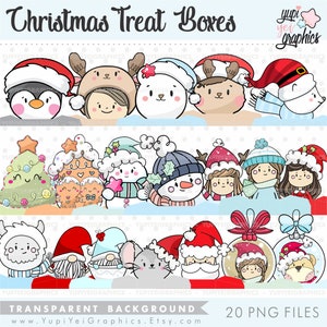 Christmas Treat Bags, Printable Christmas Treat Bags, Christmas Treat Bags PNG, Printable Gift Bags, Christmas Candy Boxes, Christmas Boxes image 6