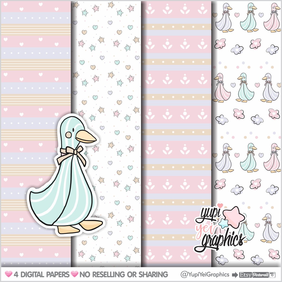  Duck Scrapbook Paper: Duck Duck Goose Scrapbooking