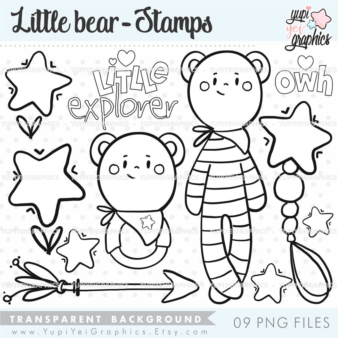 Baby Stamps Baby Boy Stamps Nursery Stamps COMMERCIAL USE Etsy