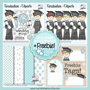Afstuderen clipart, afstuderen graphics, commercieel gebruik, school clipart, afstuderen illustraties, universiteit clipart, diploma clipart, College