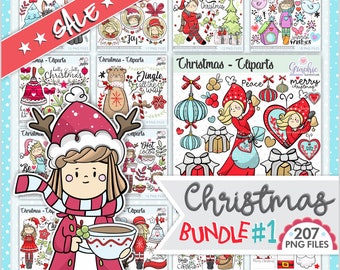 Christmas Clipart Bundle, Bundle Clipart, Clipart Bundle, Christmas Clipart, Christmas Bundle PNG, Bundle Christmas, Christmas Images