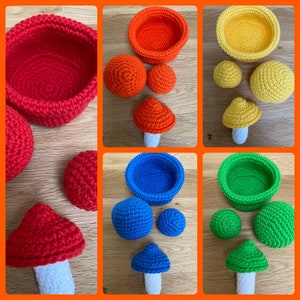 Montessori Motor Skills Game Crocheted Game