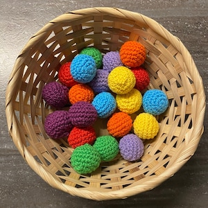 Crocheted balls Crochet balls Balls Wool balls made of cotton