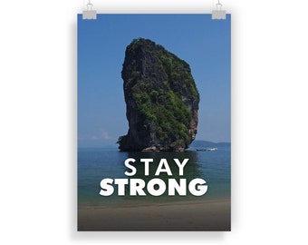 Stay Strong Quote Etsy