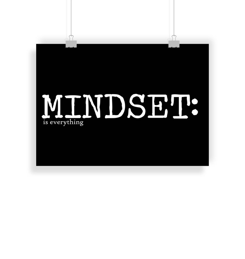 quote print Office Decor Wall Decor Various sizes Digital Print Inspirational poster Mindset Print