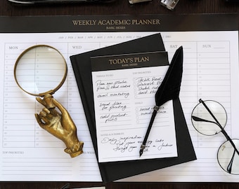 Daily Notepad Notes - B6 Planner - Stationery, Checklist, Writing Pad