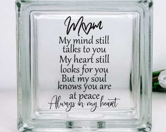 Mom Memorial SVG: Sympathy Gift, Loss of Mom, Heartfelt Saying (Digital Download)